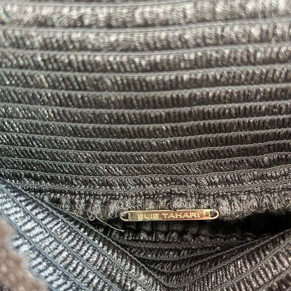 Elie Tahari Silver Midi A-line Skirt - Picture 2 of 2